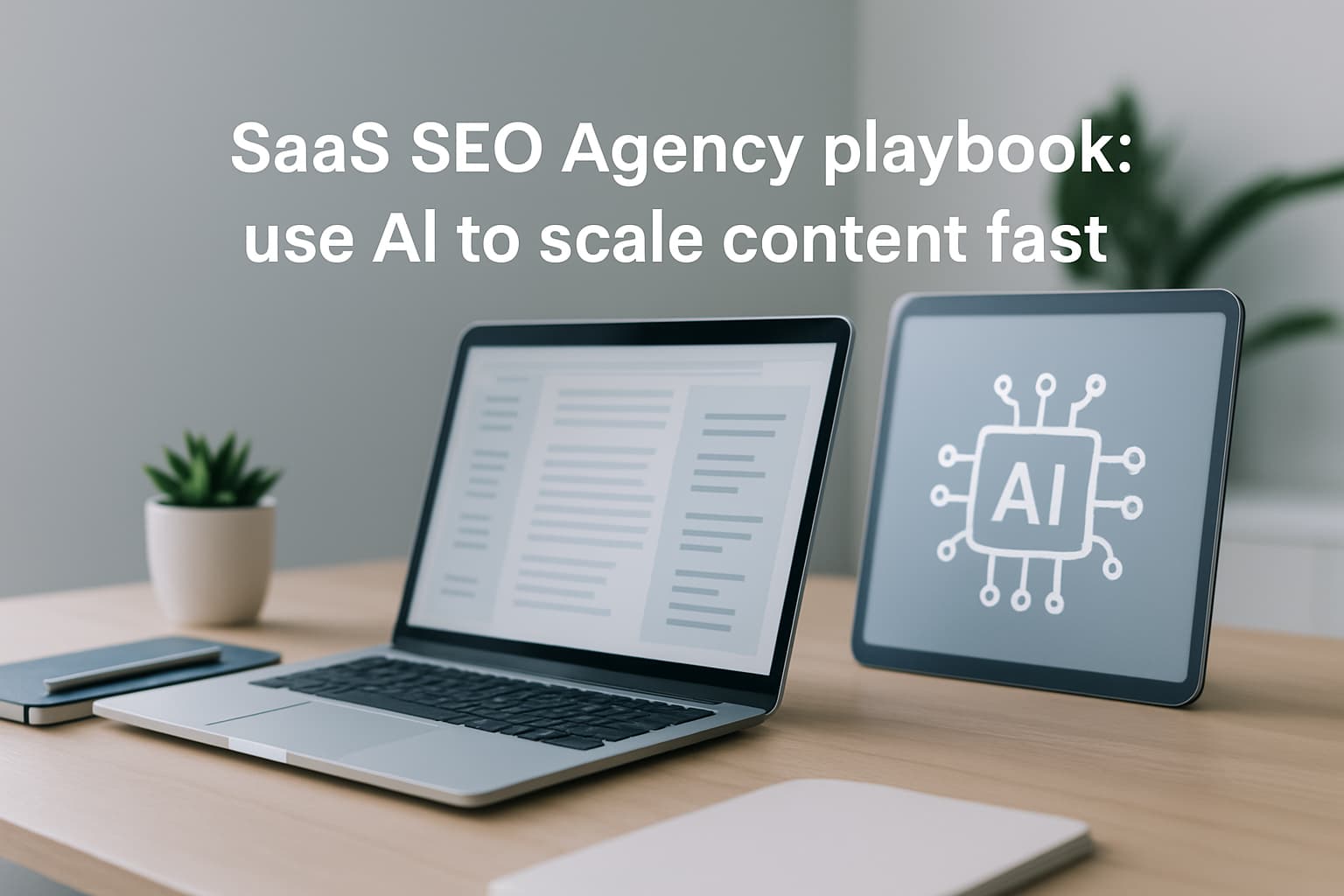 SaaS SEO agency playbook: use AI to scale content fast